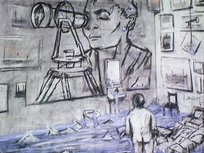 Ten Drawings for Projection : 5. Felix in Exile