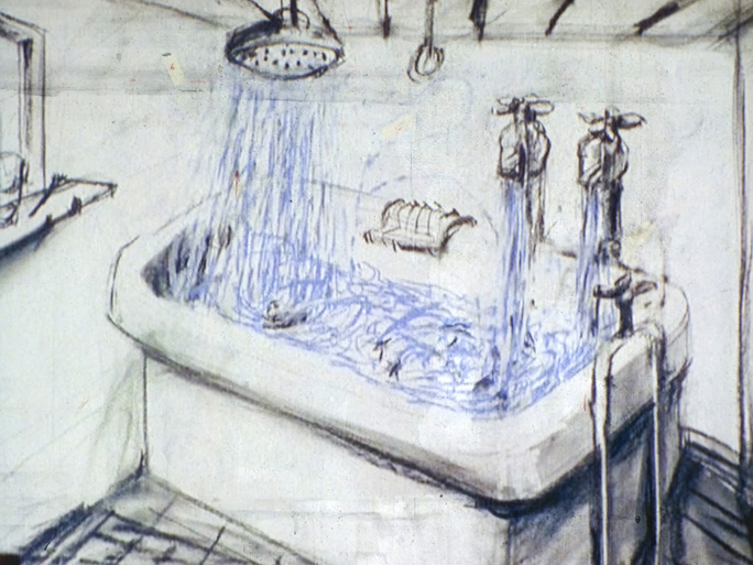 Ten Drawings for Projection : 1.  Johannesburg, 2nd Greatest City After Paris
