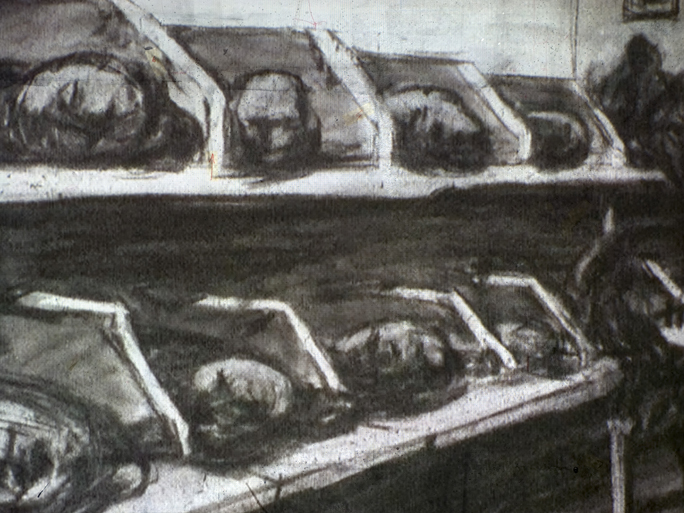 Ten Drawings for Projection : 3. Mine