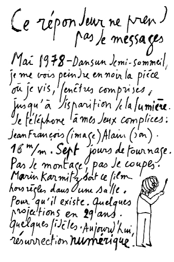 Autoportrait Alain Cavalier 1